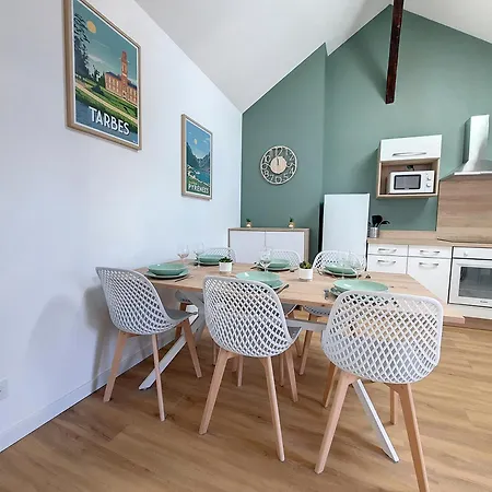 Le Massey - Hypercentre, Terrasse, Clim, Fibre, Netflix, Menage Apartament Tarbes